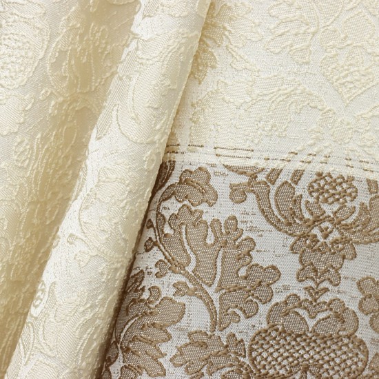  Panel V-90 Damask Wholesale Jacquard Background Curtain Fabrics Living Room and Bedroom Curtains 10 Models  300x300 cm 100% Polyester